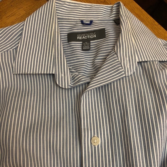 Kenneth Cole Reaction Slim Fit Button Down (A) - Picture 6 of 6